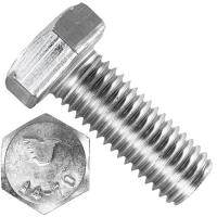 Болт шестигранный М3х5 DIN 933 нержавеющая сталь А4