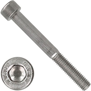 Болт (винт) с внутренним шестигранником и цилиндрической головкой DIN 912 М16х150 нержавеющая сталь А4